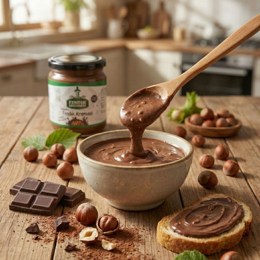 Mutluluğun Sürülebilir Hali: Kakaolu Fındık Kreması - 600 Gr