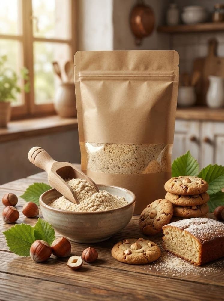 Kavrulmuş fındık unu