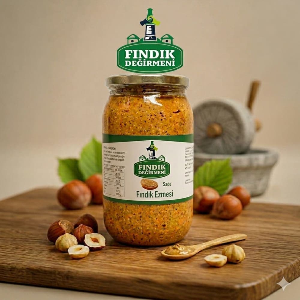 Sadece Fındık, Saf Enerji: %100 Doğal Fındık Ezmesi (Şekersiz) - 920 Gr